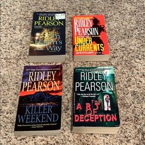 Bundle of 4 Ridley Pearson murder mystery books
